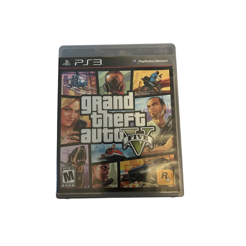 Grand Theft Auto V 5 (PS3 PlayStation 3, 2013) CIB w/ Map